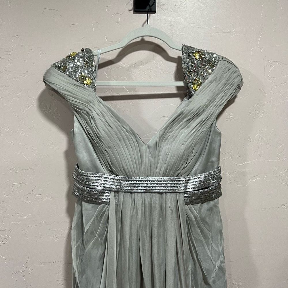 Silver Prom Dress - Picture 3 of 8